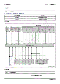 2021年影豹维修手册-7WF25A自动变速器-DTC P069E12 P069F11