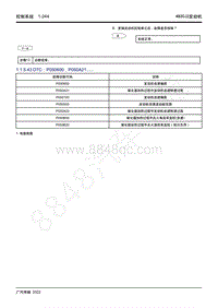 2022年新一代M8双擎维修手册-4B20J2发动机-DTC P050600 P050A21.....