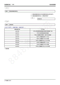 2021年影豹维修手册-7WF25A自动变速器-DTC U040186 U040181.....