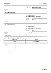 2022年新一代M8双擎维修手册-4B20J2发动机- DTC P040200 P040100