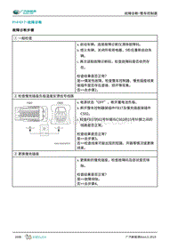 2019年广汽埃安AION S-整车控制器-P141C17-故障诊断