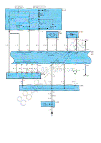 2009北京现代索纳塔 名驭电路图-鼓风机 AC控制