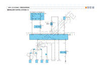 2010北京现代索纳塔名驭电路图-钥匙防盗系统控制