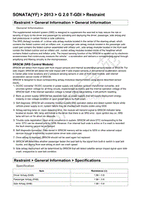 2013年现代索纳塔G2.0T维修手册-约束系统