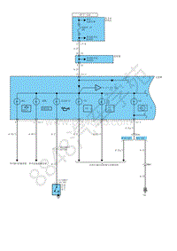 2009北京现代索纳塔 名驭电路图-指示灯