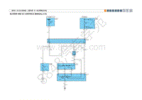 2010北京现代索纳塔名驭电路图-鼓风机 AC控制 自动 