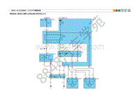 2010北京现代索纳塔名驭电路图-大灯水平调整装置