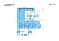 2010北京现代索纳塔名驭电路图-冷却系统