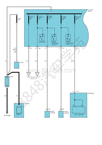 2009北京现代索纳塔 名驭电路图-电源分布.pdf