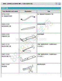 2009索纳塔2.0维修手册-车  内 和外  