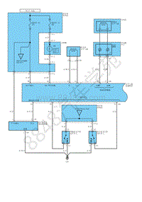 2009北京现代索纳塔 名驭电路图-安全气囊系统 SRS 