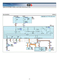 2015北京现代索纳塔电路图-指示灯 仪表 高级