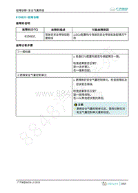 2019年广汽埃安LX-安全气囊-B10082C-检修方法说明