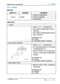 2019年广汽埃安LX-暖风空调-B1C2011-检修方法说明