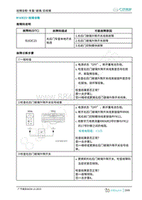 2019年广汽埃安LX-车身系统-B163C23-检修方法说明