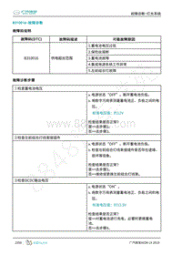 2019年广汽埃安LX-灯光-B310016-检修方法说明