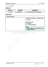 2019年广汽埃安LX-动力电池-P16A196-检修方法说明