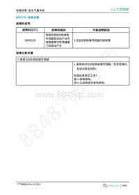 2019年广汽埃安LX-安全气囊-B009129-检修方法说明