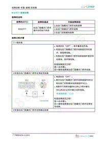 2019年广汽埃安LX-车身系统-B161F77-检修方法说明