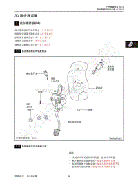2013年广汽传祺GA3维修手册-30 离合器装置