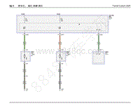 2019年福特新全顺 途睿欧电路图-停车灯尾灯和牌照灯