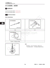 2015年传祺GS4维修手册-36 主减速器 差速器