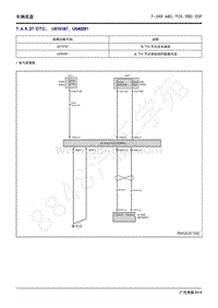 2020年广汽传祺GS4维修手册-7.4.5.27 DTC U010187 U040281