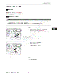 2015年传祺GS4维修手册-75 通信 收音机 导航