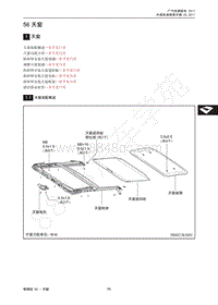 2017年传祺GA3S PHEV维修手册-56 天窗