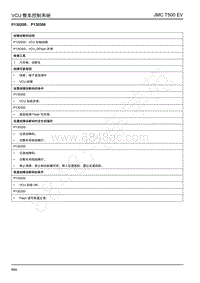 2019年江铃域虎EV故障码-VCU-P130200 P130300