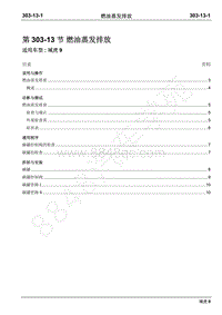 2019年域虎9国六维修手册-柴油机-303-13燃油蒸汽排放