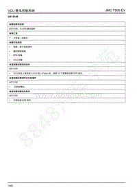 2019年江铃域虎EV故障码-VCU-U013100