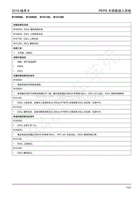 2019年江铃域虎9-无钥匙进入-B150D00 B150E00 B151100 B151200