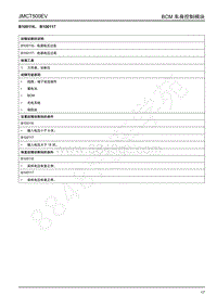 2019年江铃域虎EV故障码-BCM-B100116 B100117