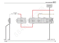 2012年广汽GA5 混合动力电路图-倒车后视镜电路图