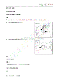 2016年北京BJ20维修手册-75 附件装置 1 