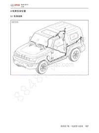 2013-2014年北京BJ40电路图-9  线束安装位置