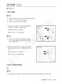 2016年北京BJ40L维修手册-87-后车门
