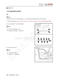 2016年北京BJ20维修手册-86 前车门 1 