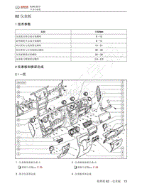 2014年北京BJ40维修手册-82 仪表板