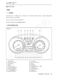 2014年北京BJ40维修手册-62 组合仪表