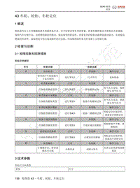 2013-2014年北京BJ40维修手册-43 车轮 轮胎 车轮定位