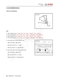 2016年北京BJ40L维修手册-10.5-发动机悬置软垫拆装