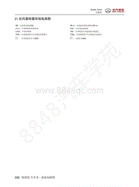 2016年北京BJ40L电路图-21-后风窗除霜系统电路图