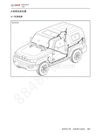 2014年北京BJ40维修手册-09 线束安装位置
