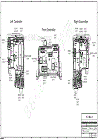 2022-2023年特斯拉Model3电路图-2.控制器布局