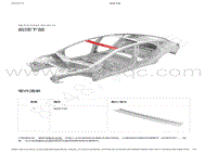 2022-2023年特斯拉Model3维修手册-车顶面板