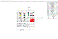 2018一汽奔腾B50电路图-仪表板配电盒总成