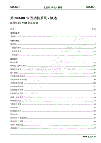 2019年凯运N806维修手册-303-00发动机系统-概述