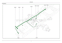 2020年江铃凯锐 凯运国五电路图-车架后线束